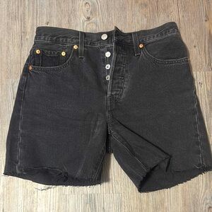 Levi's 501 Beach Cut Short, washed black